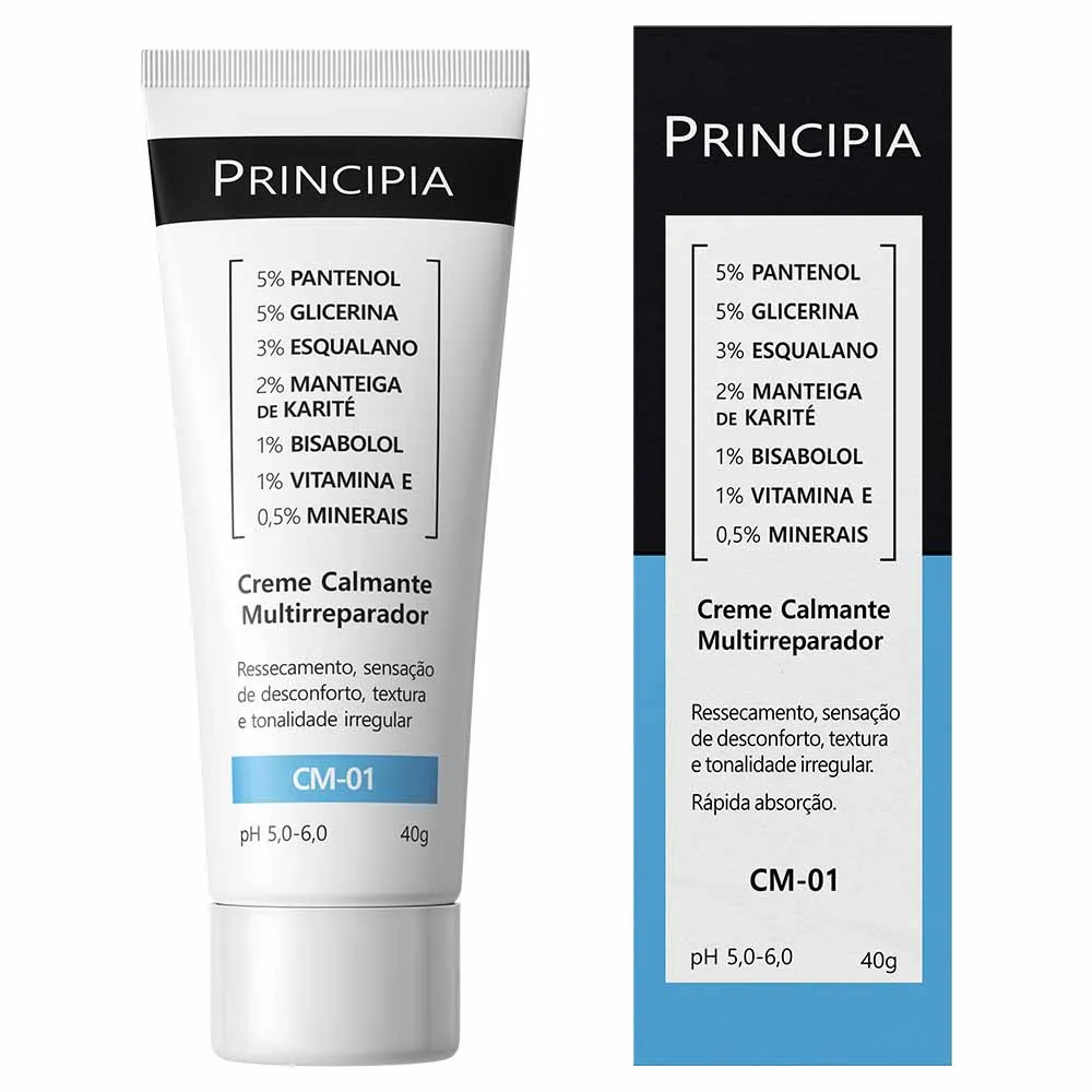 Creme Calmante Multirreparador Principia Cm-01 40g