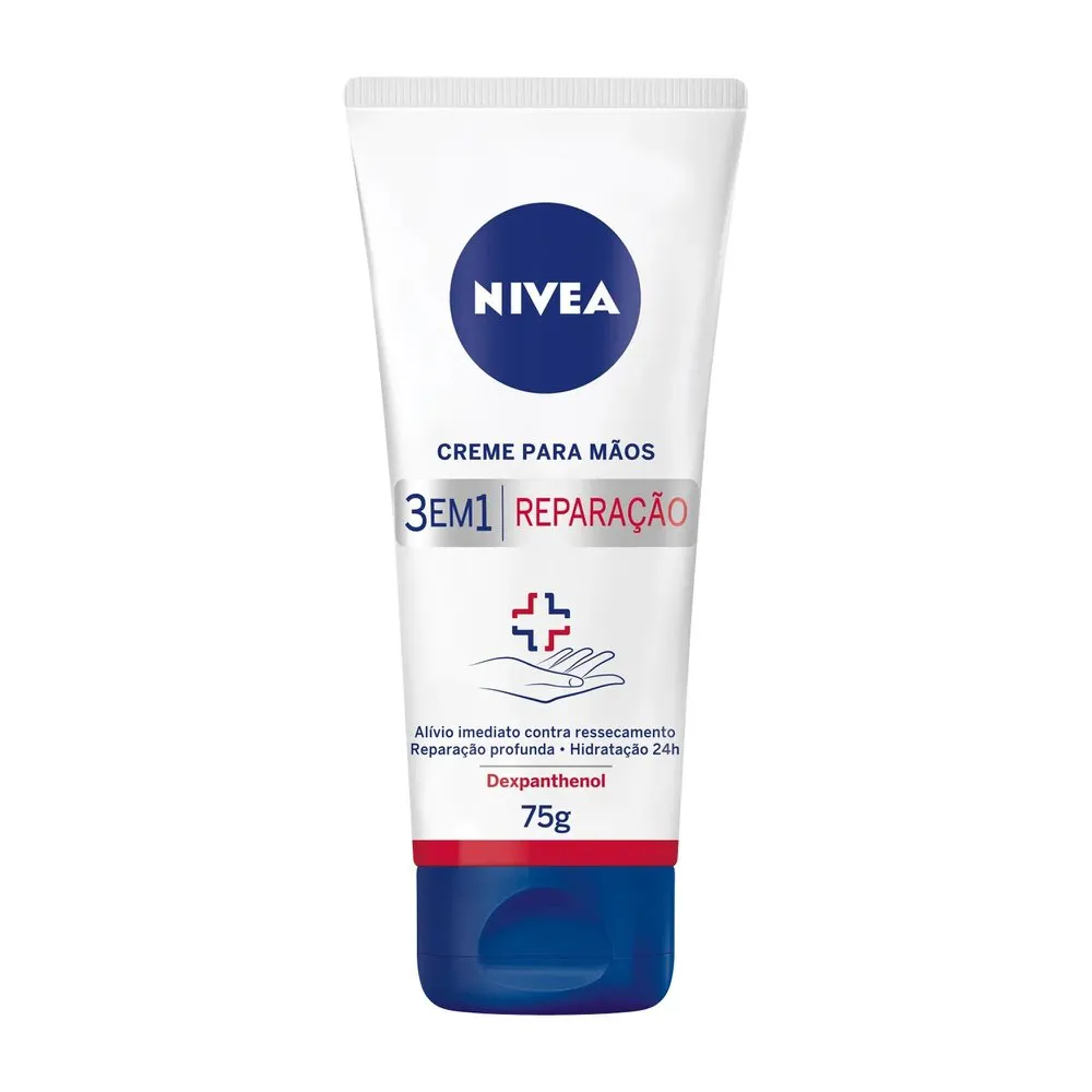Nivea Reparação 3 Em 1 Creme Para Mãos 75gr