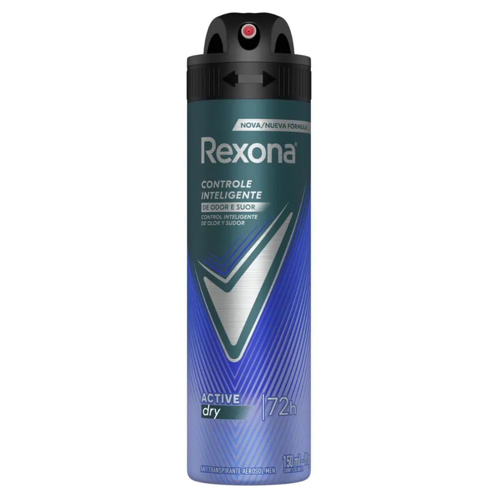 Antitranspirante Aerossol Rexona Men Active Dry 150ml