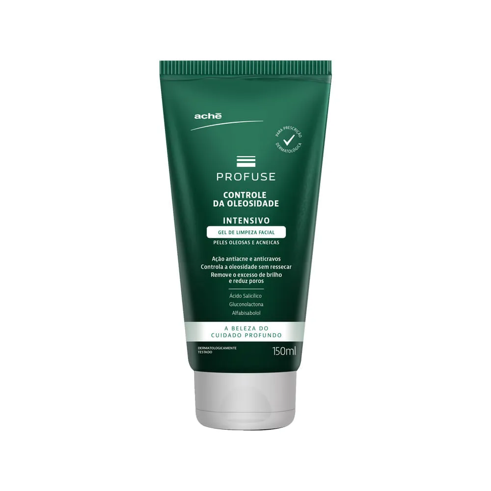 Gel Para Limpeza Facial Profuse Controle De Oleosidade 150ml Ache